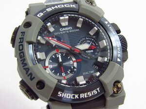 CASIO カシオ G-SHOCK GWF-A1000RN-8AJR フロッグマン ロイヤルネイビー 電波ソーラー 腕時計▽Y1788