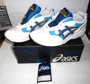 217 未使用 訳有 B品 asics/アシックス TJG561 リバートン CS-α 28.0cm 白×青