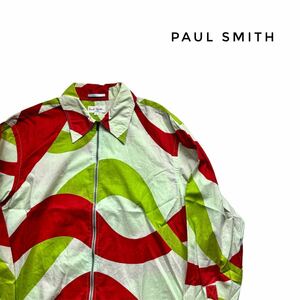 Paul Smith | ポール・スミス 総柄ジップアップシャツ　アート　長袖