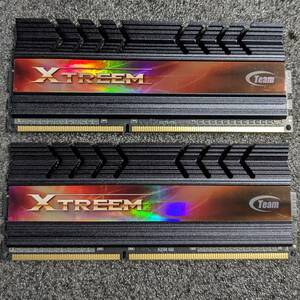 【中古】DDR3メモリ 8GB(4GB2枚組) TEAM TXD34096M2666HC11C-L [DDR3-2666 PC3-21300]