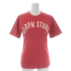 フォーティーファイブアールピーエム 45R 45rpm ロゴ Tシャツ 半袖 1 赤 レッド /MI ■OS レディース