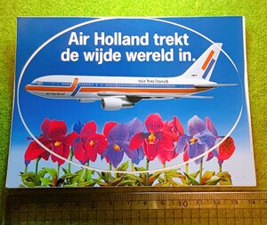 オランダair hollandエアラインステッカー