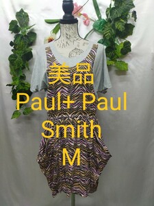 美品 ポールスミスプラス Paul+ カットソーワンピース M