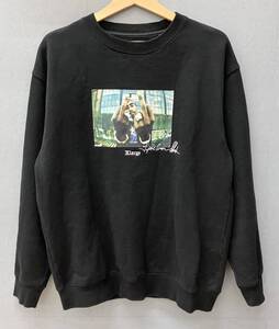 X-LARGE エクストララージ 101231012024 2PAC TUPAC CREWNECK SWEAT スウェット ブラック プリント Mサイズ 裏パイル