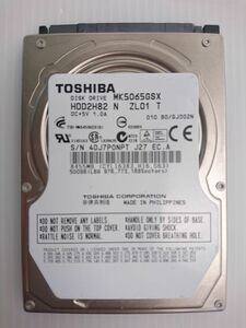 ★ジャンク品★東芝(TOSHIBA) ハードディスク HDD MK5065GSX/500GB/SATA300/5400rpm/2.5インチ ★★