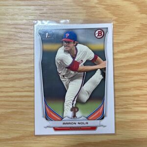 2014 Bowman Draft Aaron Nola paper