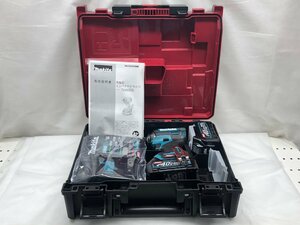 【未使用品】makita マキタ インパクトドライバ TD002GRDX ブルー バッテリー2個 充電器 ケース付