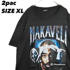 2pac Tシャツ　XL ツーパックヒップホップTシャツ トゥーパック　Tシャツ