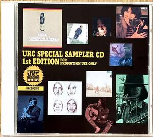 非売品 プロモ CD URC SPECIAL SAMPLER 1st EDITION はっぴいえんど 大滝詠一 細野晴臣 鈴木茂 松本隆 早川義夫 遠藤賢司 友部正人 髙田渡