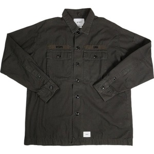 WTAPS ダブルタップス 20SS BUDS LS SHIRT. COTTON. RIPSTOP 長袖シャツ 黒 Size 【L】 【新古品・未使用品】 20806292