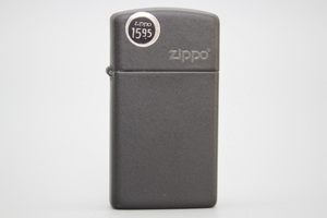 【未使用品】希少品 Zippo 1624 SLIM QUICKSILVER マットブラックスリム D XIV RRADFORD.PA 