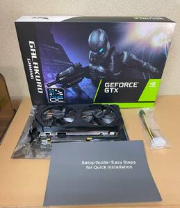 【送料無料】 【中古品】GALAKURO GAMING NVIDIA GEFORCE GTX 1660 搭載 GG-GTX1660-E6GB/DF