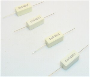 セメント抵抗 5w0.02Ω 1個