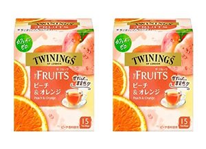 トワイニング ザ・フルーツ ピーチ&オレンジ 15P×2個