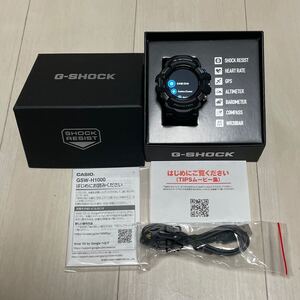 【新品未使用】G-SHOCK G-SQUAD PRO GSW-H1000-1JR レアモデル Gショック カシオ 腕時計 ブラック ジーショック デジタル CASIO