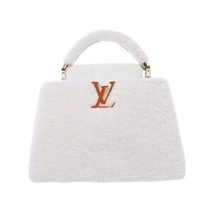 美品 LOUIS VUITTON M21089 カプシーヌ BB シアリング 2way バッグ - ホワイト ルイヴィトン KL4BCLKB56