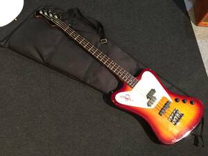 No.111023 レア！Epiphone T-Bird ノンリバ Bass SB mint