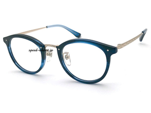 鯖江企画 BACK RIM BOSTON SUNGLASS CLEAR NAVY × CLEAR/ネイビークラシカル高級感伊達眼鏡メガネめがねボスリントン型フレームレトロ