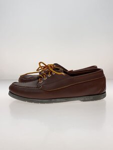 L.L.Bean◆デッキシューズ/US7.5/BRW/レザー/137102//