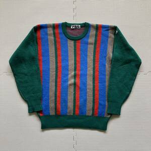 90s FILA フィラ ウールセーター 