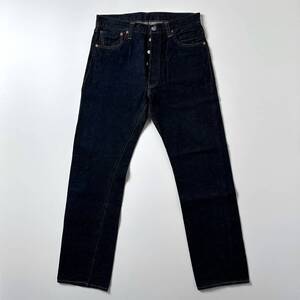 バレンシア工場製 1947年モデル ワンウォッシュ LEVI’S 501XX 47501-0117 W36 (W33) L36 濃紺 美品 米国製 リジッド 47 アメリカUSA製555