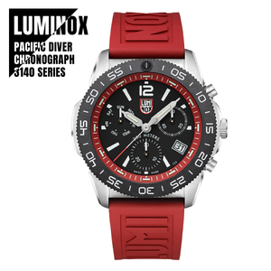 LUMINOX ルミノックス PACIFIC DIVER 3140 SERIES パシフィックダイバー クロノグラフ XS.3155 メンズ ミリタリー レッド ★新品