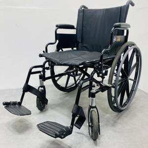 【240510-02】大　大きめサイズ　INVACARE インバケア 車椅子 車いす 折り畳み 介護 自走式 シニア