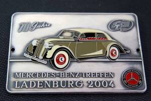 □ Mercedes CLUB エンブレム Badge benz130 W23 LADENBURG2004 W105mm ocitye メルセデスベンツ 170H w28 クラシックカー 旧車 Ltdd