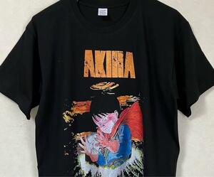 【未使用品】 アキラ AKIRA 金田 カネダ akira Tシャツ 半袖トップス 美品 L アニメ 綿 コットン マンガ　金田正太郎　ムービーT