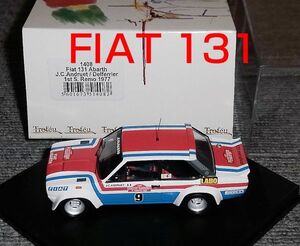 1408 1/43 FIAT 131 アバルト 9号車 1977 サンレモ 優勝 フィアット