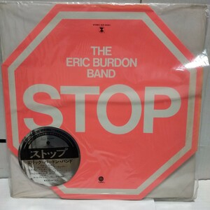 STICKERステッカーObi帯付JPN国内盤LP/THE ERIC BURDON BAND エリック・バードン・バンド/STOP ストップ ECS-80301/THE ANIMALS WAR FUNK