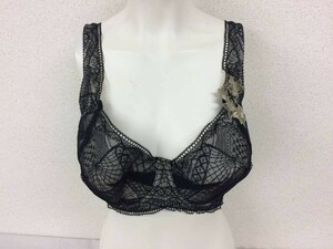 ★美品★マルコ 補正下着 サラヴィール フルカップブラジャー ブラック F80 大きいサイズ 矯正下着 着痩せすっきり MARUKO №14