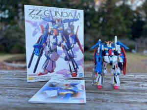 MG 1/100 ZZ GUNDAM　Ver.Ka　 塗装済み 完成品　ダブルゼータ　ガンダム　バンダイ 