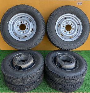 ☆ スタッドレスタイヤ 175/R14 8P. R GOODYEAR 145R12 6P. R DUNLOP WINTER MAXX 【 14×4.5J 6穴, 12×4.0J 6穴 】2t，1.5t トラック用