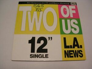 ●R&B UK SOUL 12inch●L.A. NEWS / TWO OF US