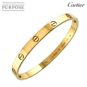 カルティエ Cartier ラブ ブレス #19 K18 YG イエローゴールド 750 ブレスレット バングル Love Bracelet 90253036