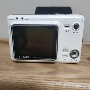 ★HITACHI imega HDC-302SLIM本体＆ポーチデジカメ 日立 ジャンク品 扱い