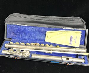 【和の美】 Nikkan　ニッカン　フルート　YFL-23　ハードケース ソフトケース 付　シルバー　管楽器　吹奏楽　楽器　Flute　音楽　練習用