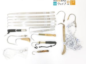 カープ ギャフジャンボ、ステンアワビオコシ 平 60cm 他 イカグリップ 等 用品 計17点