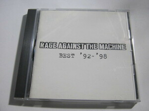 RAGE AGAINST THE MACHINE レイジ・アゲイスト・ザ・マシーン / BEST ’92～’98 レア国内CD