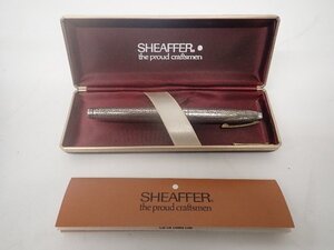 SHEAFFER 万年筆 インペリアル スターリングシルバー STERLING SILVER ペン先 14K シェーファー ケース付き ∩ 6F827-1