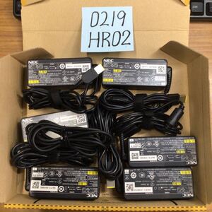 （0219HR02）送料無料/中古/NEC/ADP003(PC-VP-BP98/ADP-45TD E)/20V/2.25A/純正 ACアダプタ 6個セット