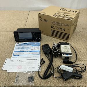 ◆【売り切り】ICOM アイコム HF/VHF/UHF オールモードトランシーバー IC-705 箱付属 通電確認済み アマチュア無線機