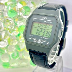 【新品電池】TIMEX タイメックス INDIGLO インディグロ 腕時計 メンズ デジタル