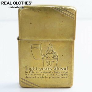 ZIPPO/ジッポー 50TH COMMEMORATIVE 1932-1982 ダイアゴナルライン 1982年製 /UPK