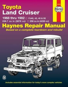 整備書 整備 修理 マニュアル TOYOTA トヨタ Land Cruiser FJ40FJ43 FJ45 FJ55 1968 1982 ランクル ランドクルーザー 40 リペア ^在