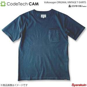 Codetech コードテック Volkswagen ORIGINAL VINTAGE T-SHIRTS ネイビー Lサイズ CO-KVW-2362N