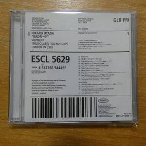 41119108;【CD】宇多田ヒカル / BADモード　ESCL-5629