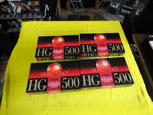 TDK/高画質ベータ・ビデオテープ 『SUPER STRONG L-500HGA』未開封品×4本