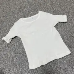 ユニクロ リブ半袖Tシャツ